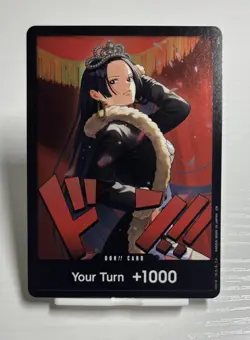 DON!! Card (Boa Hancock) Extra Booster One Piece Heroines Addition - Image 1