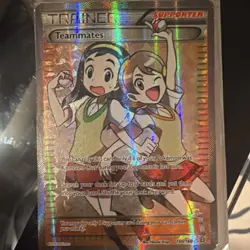 Pokemon Teammates Full Art Holo Ultra Rare 160/160 XY Primal Clash Trainer Card - Image 1