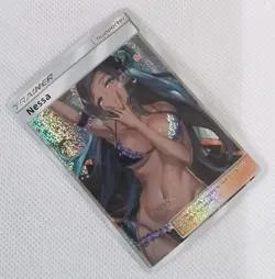 Nessa Trainer Vibe Goddess Anime WAIFU Girl ACG Holo Art Card - Image 2