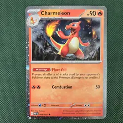 DOUBLE WHOLE SWIRLS 🌀💫 Charmeleon 008/091 Cosmos Holo Promo Fates Pokemon Card - Image 4