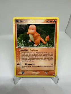 Pokemon TCG EX Delta Ditto (Charmander) Regular Common Card 61/113 - Image 1