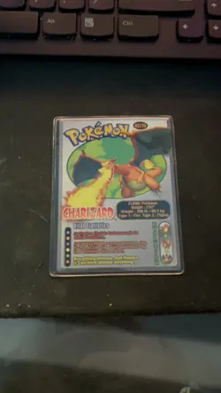 WENDY'S - CHARIZARD Promo POKEMON Laminated 2002 Trading Card 2/15 - Image 1