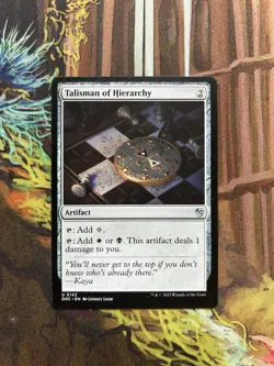 Talisman of Hierarchy [Aetherdrift Commander] Near Mint MTG - Image 1