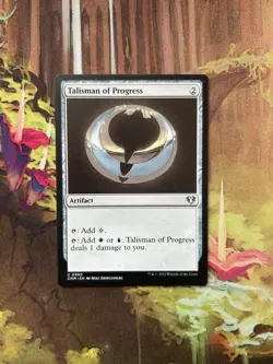 Talisman of Progress NM Commander Masters MTG - Image 1