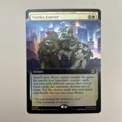 Turtles Forever (Extended Art) Teenage Mutant Ninja Turtles - Foil - NM - Image 2