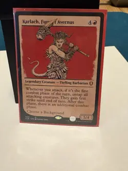 Karlach, Fury of Avernus 400 Non Foil Showcase Mythic Baldur's Gate Magic TCG NM - Image 1