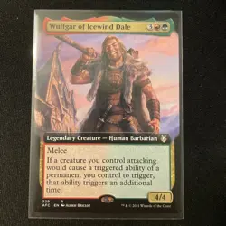 Wulfgar of Icewind Dale Extended Art Commander Adventures in the Forgotten Realm - Image 1