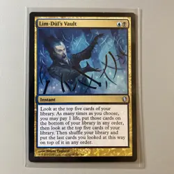 1x MTG Lim-Dul's Vault - Commander 2013 (C13) #197 - Magic the Gathering - Image 1