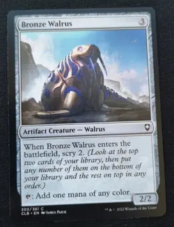 Bronze Walrus - CLB - NM Unplayed - EN - 302 - Image 1