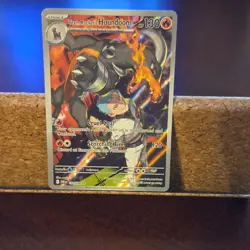 Pokemon TCG Team Rocket's Houndoom 191/182 Destined Rivals Illustration Rare Ho… - Image 1