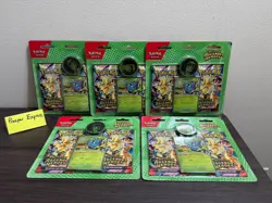 LOT OF 5 - Pokemon TCG Ascended Heroes 2 Pack Blister Tangela- NEW SEALED - Image 1