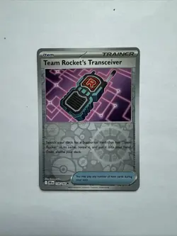 Pokemon Team Rocket’s Transceiver 178/182 SV10 Destined Rivals Reverse Holo NM - Image 2