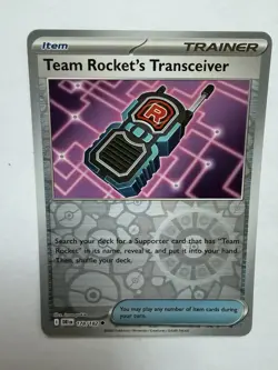 Pokemon Team Rocket’s Transceiver 178/182 SV10 Destined Rivals Reverse Holo NM - Image 4