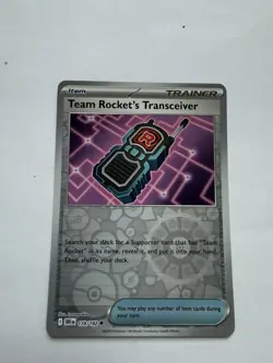 Pokemon Team Rocket’s Transceiver 178/182 SV10 Destined Rivals Reverse Holo NM - Image 5