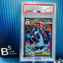Mega Charizard X ex 2025 Pokemon MEP Ultra Premium Promo #023 PSA 10 - Image 1
