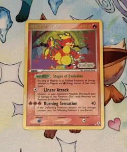 Pokemon Card - Magmar Legend Maker 21/92 Rare Reverse Holo Stamped - HP - Image 1
