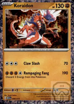 Koraidon 008/015 Holofoil P McDonald's Promos 2024 Pokemon Holo NM/M - Image 3