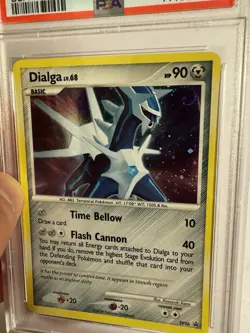 2008 Pokemon Dialga Black Star Promo Holo SWIRL Diamond & Pearl DP26 PSA 6 EX-MT - Image 2