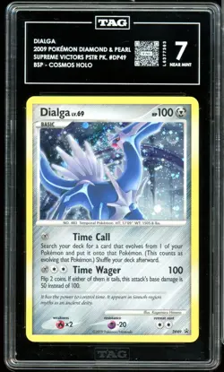 2009 Pokemon Black Star Promo #DP49 Dialga Cosmos Holo TAG 7 NM - Image 1