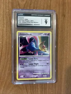 2009 Pokemon D&P Black Star Promo Cresselia Holo #DP51 CGC Mint 9 - Image 1