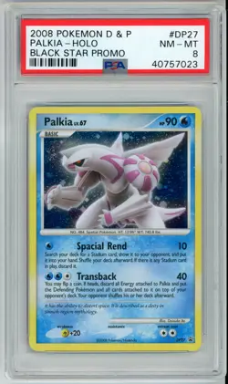 2008 POKEMON BLACK STAR PROMO PALKIA #DP27 HOLO FOIL PSA 8 NM #40757023 - Image 1