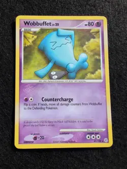 Wobbuffet - 41/130 - Pokemon Diamond & Pearl Reverse Holo Rare LP - Image 1