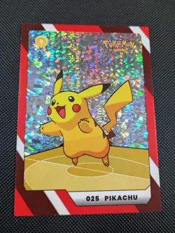 2025 Pokemon Kanto Full House - Cracked Silver Holo - Pikachu #025 - Image 1