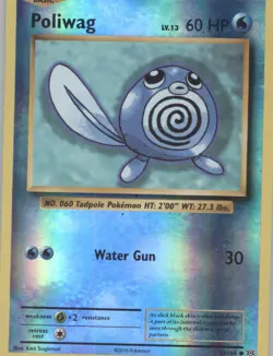 Poliwag Reverse Holo Pokemon tcg XY - Evolutions #23/108 - Image 1