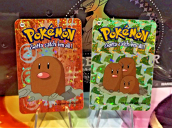 JAPANESE EVOLUTIONS POKEMON POCKET MONSTERS VENDING PRISM STICKER # 50 # 51 - Image 1