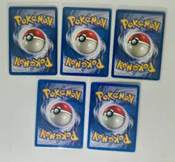 Pokemon Base Set 2 Grass evolution Ivysaur Weepinbell Bellsprout Paras Marowak - Image 2