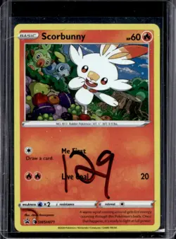 2019-2023 Pokemon SWSH Black Star Promos Scorbunny #SWSH071 - Image 1