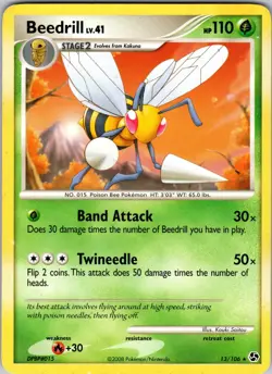 Beedrill 13/106 Great Encounters Pokemon TCG LP - Image 1