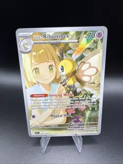 Lillie's Ribombee 164/159 Journey Together Illustration Rare Pokemon TCG - Image 1