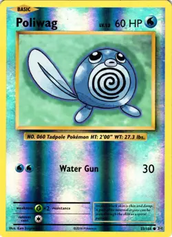 Pokemon TCG Poliwag XY Evolutions 23/108 Reverse Holo Common VLP - Image 1