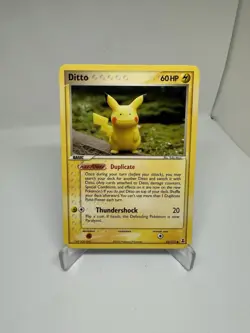 Pokemon Ditto 63/113 Pikachu 2005 Delta Species NM - Image 1