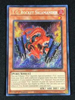 YUGIOH T.G. ROCKET SALAMANDER AGOV-EN003 1ST SECRET (NM) - Image 1