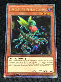 YUGIOH PREDAPLANT ORHRYS SCORPIO MP24-EN041 1ST QUARTER CENTURY SECRET (NM) - Image 1