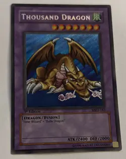 Yu-Gi-Oh! Thousand Dragon Fusion Metal Raiders Secret Rare 1st Ed MRD-143 - Image 1