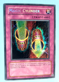 YUGIOH MAGIC CYLINDER #LON-104 SECRET RARE UNLIMITED VERY LIGHT PLAY - Image 1