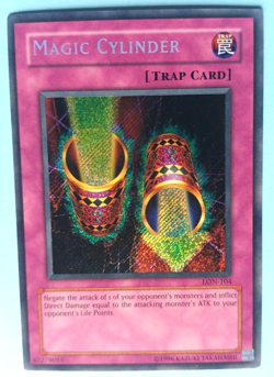 YUGIOH MAGIC CYLINDER #LON-104 SECRET RARE UNLIMITED VERY LIGHT PLAY - Image 2