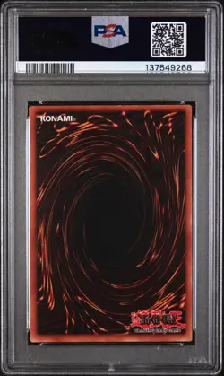 2002 YU-GI-OH! LEGEND OF BLUE EYES 1ST ED RIGHT ARM OF THE FORBIDDEN ONE PSA 5 - Image 2
