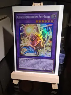 Yu-Gi-Oh COLLECTORS RARE Elemental HERO Thunder Giant Voltic Thunder MZMU-EN029 - Image 1
