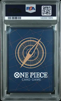 2025 ONE PIECE OP10-ROYAL BLOOD ALTERNATE ART #090 FRANKY PSA 7 - Image 2