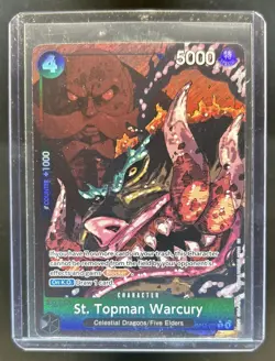 2024 One Piece Carrying on his Will St Topman Warcury Alt Art #OP13-089 - Image 1