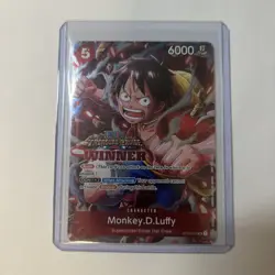 MONKEY D. LUFFY TREASURE CRUISE WINNER PACK VOL.5 ONE PIECE PROMO 2023 NEAR MINT - Image 1