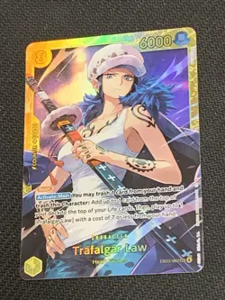 One Piece CCG Trafalgar Law EB03-062 Heroines Edition Secret Rare English NM - Image 1