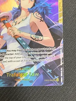 One Piece CCG Trafalgar Law EB03-062 Heroines Edition Secret Rare English NM - Image 5