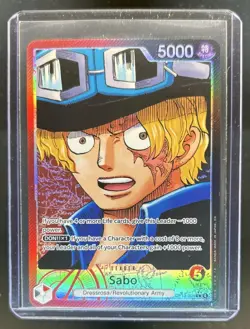 2025 One Piece Carrying On His Will Sabo Leader #OP13-004 - Image 1