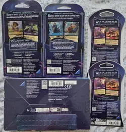 Disney Lorcana Ursulas Return Lot Booster Box, 2x Starter Deck, 2x Sleeved Packs - Image 2