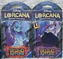Disney Lorcana Ursulas Return Lot Booster Box, 2x Starter Deck, 2x Sleeved Packs - Image 5